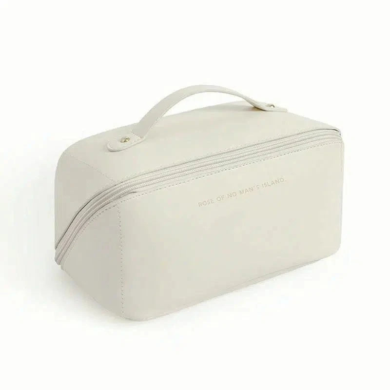 Stylish PU Leather Cosmetic Bag-Waterproof & Portable
